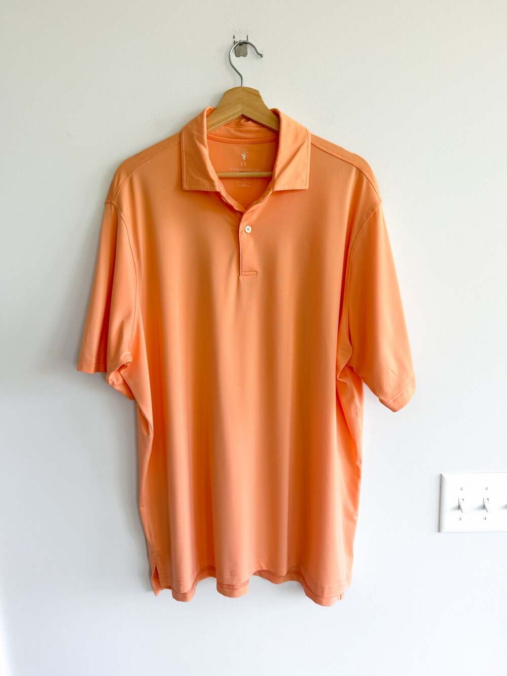 Fairway & Green Collared Short Sleeve Polo Shirt Orange XL